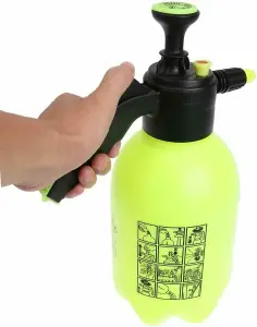 MantraRaj 2L Portable Pressure Spray Bottle With Adjustable Nozzle Garden Water Sprayer for Water Garden, Chemicals, Weed Killer