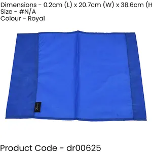 Single All Weather Football Corner Flag - ROYAL BLUE - Outdoor Polyester