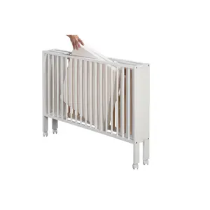 Cot with Mattress White