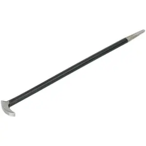 400mm Drop Forged Steel Heel Bar - Hand Ground Heel & Face - Tapered Shaft