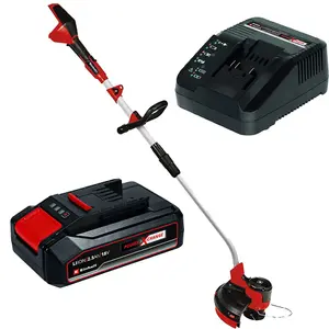 Einhell XC 18V Ergo Cordless Grass Trimmer 33cm Cutting Width + 2.5AH Kit