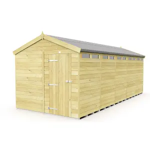 DIY Sheds 8x20 Apex Security Shed - Single Door