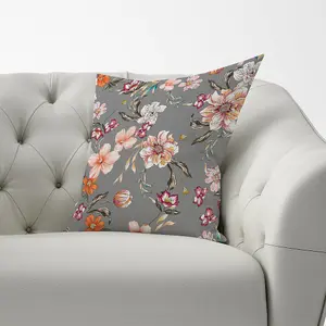 Peony, Lily, Tulip, Daisy Colorful  Cushions 60cm x 60cm