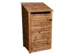 Wooden tool store, garden storage W-99cm, H-180cm, D-88cm - brown finish