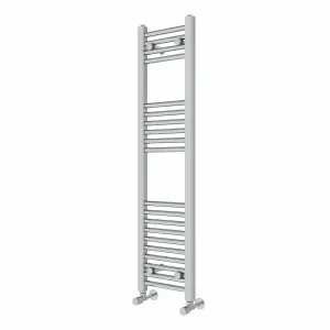 Right Radiators 1200x300 mm Straight Heated Towel Rail Radiator Bathroom Ladder Warmer Chrome