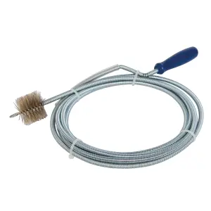 Silverline Drain Auger with Brush - 3m x 33mm