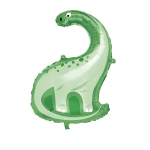 Unique Party Dinosaur Foil Balloon Light Green (One Size)