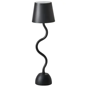 Wireless Metal Table Lamp Black VOUGA