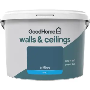 GoodHome Walls & ceilings Antibes Matt Emulsion paint, 2.5L