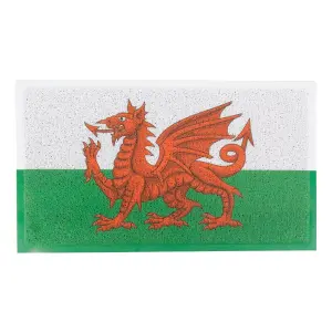 Welsh Dragon Flag Doormat (70 x 40cm)