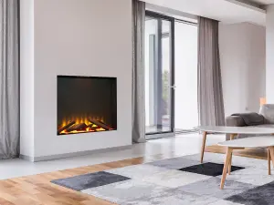 Acantha Aspire 70 SQ Fully Inset Media Wall Electric Fire