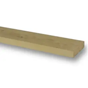 PACK OF 5 (Total 5 Units) - 38mm x 100mm (1.5" x 4") Sawn Timber Carcassing Wood Softwood Timber - 4.8m Length