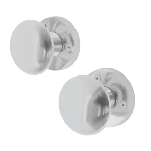 EAI - Mortice Door Knob Set Victorian Polished Chrome