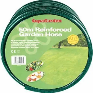 SupaGarden Hose Pipe Green (50m)