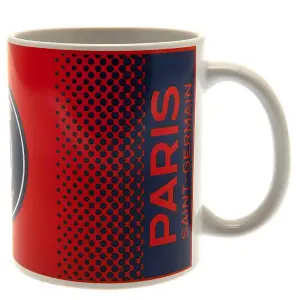 Paris Saint Germain FC Fade Mug Blue/White/Red/Gold (One Size)