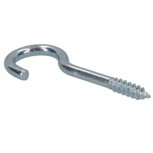 Screw Hook Fasteners Hangers Zinc Coated Finish 10mm Dia 35mm length 75pc