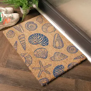 Shells Coir Doormat (60 x 40cm)