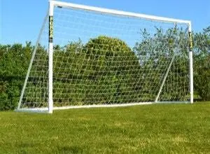 FORZA 12ft X 6ft Football Goal | All Weather Upvc Garden Goals – Assemble In Minutes! Includes Optional Training Football, Target Sheet & Carry Bag