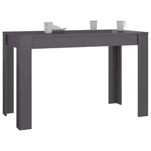 Elsebeth Dining Table High Gloss Grey