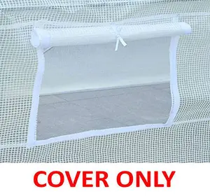 6m x 3.5m (20' x 11.5' approx) Pro Max White Polytunnel Replacement Cover