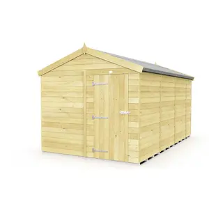 DIY Sheds 8x14 Apex Shed - Single Door Without Windows