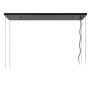 Lucide Miravelle Cottage Bar Pendant Light - 6xGU10 - Black