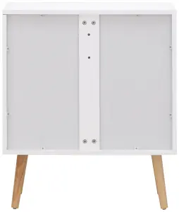 GFW Nyborg 2+2 Drawer Chest White