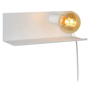 Lucide Sebo Modern Bedside Lamp - 1xE27 - White