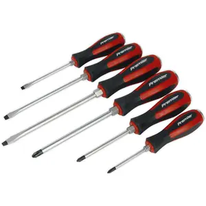 6 PACK Hammer Through Screwdriver Set - Hardened Steel Hammer Strike Chisel