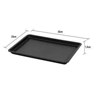 3 Pack Essentials 32cm Non-Stick Baking Tray Set Dishwasher Safe & Easy to Clean