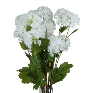 Hill Interiors Viburnum Opulus White Faux Plant