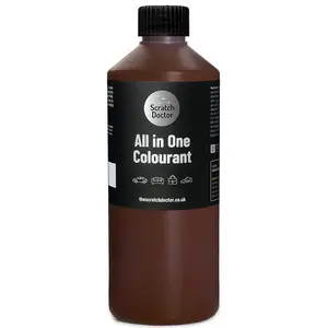 Scratch Doctor All In One Leather Colourant, Leather Dye, Leather Paint 250ml Medium Brown