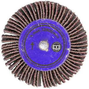 High-Quality 40mm Aluminium Oxide Flap Wheel with 6mm Shaft and 80 Grit for Precision Sanding