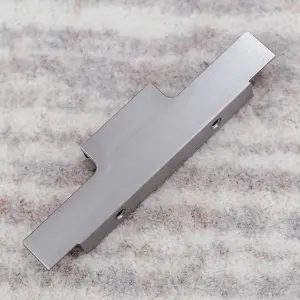 146mm Brushed Nickel Cabinet Profile Handle Cupboard Door Drawer Trim Pull