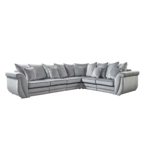 The Great British Sofa Company Hampton Corner 3&2 Seater Velvet Sofa