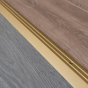 Anodised aluminium door floor bar edge trim threshold ramp 900 x 40mm  A11 gold