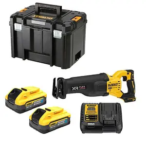 DeWalt DCS386H2T 18v XR FlexVolt Advantage Reciprocating Saw + 2x5AH Powerstack