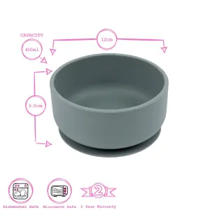 Tiny Dining - Baby Silicone Suction Bowl - Tradewinds