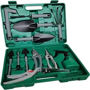 14-Piece Stainless Steel Garden Hand Tool Kit With Ergonomic Handle - Gardening Hanukkah Gifts