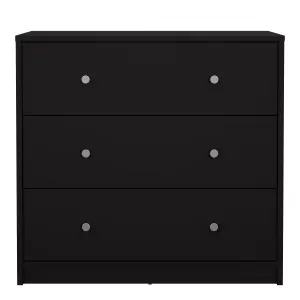 May Chest of 3 Drawers in Black