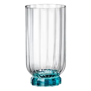 Bormioli Rocco - Florian Highball Glasses - 430ml - Blue - Pack of 6