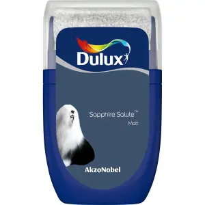 Dulux Standard Sapphire salute Matt Emulsion paint, 30ml