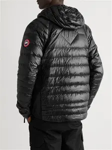 Canada Goose Hybridge Lite Slim-Fit Quilted Shell Hooded Down Jacket - Men - Black Coats And Jackets - S