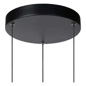 Lucide Margary Modern Pendant light 28cm - LED Dim. - 3x4W 2700K - Black