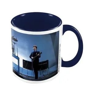 The Beatles Band Photo Two Tone Mug Blue/White (One Size)