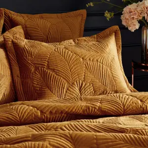 Paoletti Palmeria Quilted Velvet Oxford Pillowcase