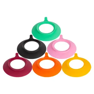 Tiny Dining - Children's Bamboo Plate Suction Cups - 6 Colours