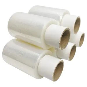 2 Rolls Of Clear 100mm x 150m Mini Stretch Shrink Wrap Handy Sized 17mu Rolls