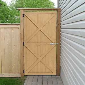 Wooden Garden Gate Side Gate with Latch H 183 cm x W 79 cm