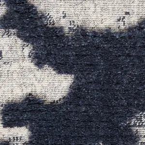 Blue Grey Abstract Modern Easy to clean Rug for Bedroom & Living Room-160cm X 221cm